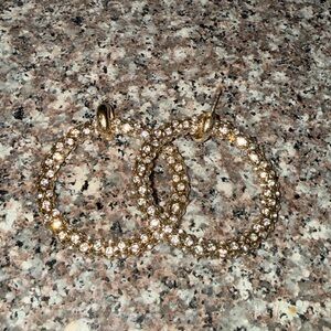 Fashion Nova Gold Hoop Earrings